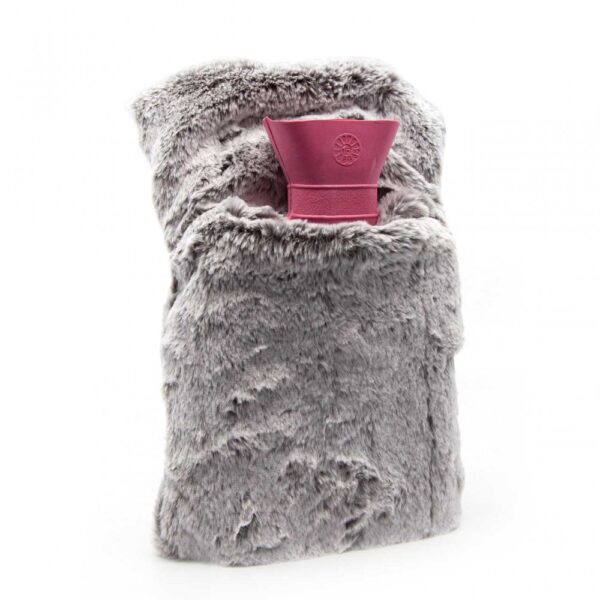 BOXED HAND WARMER FAUX FUR HOT WATER BOTTLE