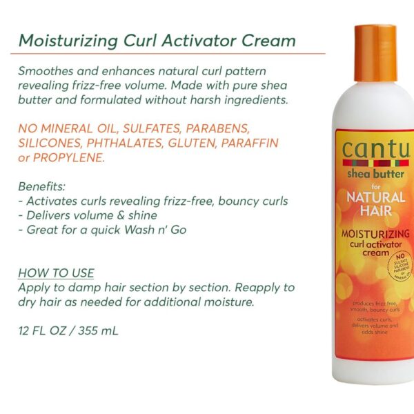 CANTU MOISTURISING CURL ACTIVATOR CREAM