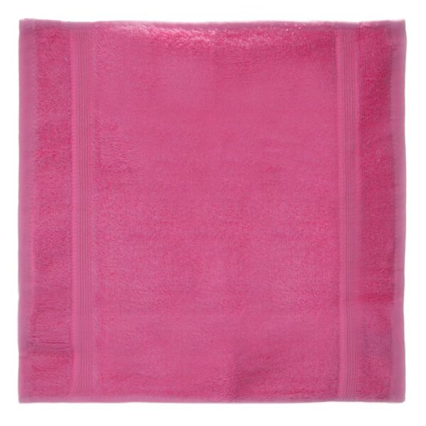 LUXURY COMBED COTTON FACECLOTH - PINK