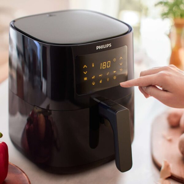 PHILIPS ESSENTIAL DIGITAL AIRFRYER BLACK