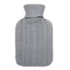 FINE KNIT HOT WATER BOTTLE & COVER