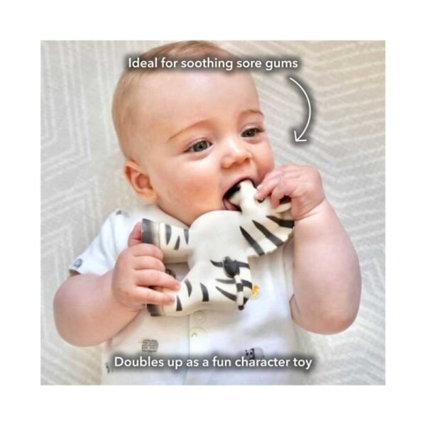 ZEBRA RUBBER TEETHER