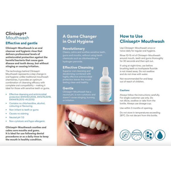 CLINISEPT+ MOUTHWASH 400ML