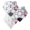 TEETHER BIB & 2 BANDANA BIBS