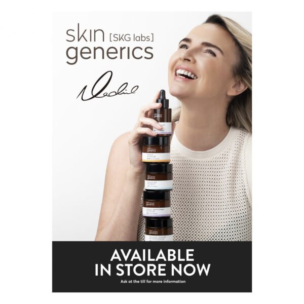 SKIN GENERICS IN STORE NOW A3 POSTER