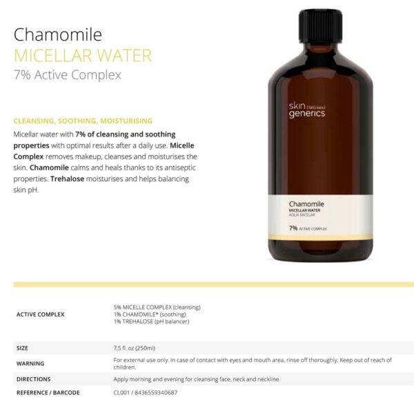 MICELLAR WATER CHAMOMILE COMPLEX