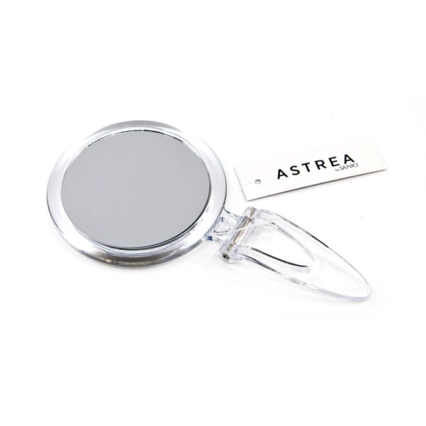 CLEAR ACRYLIC MINI MIRROR 9CM