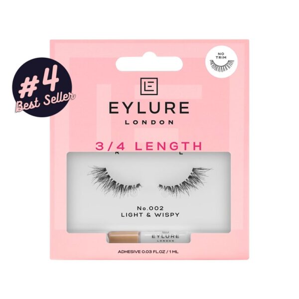 EYLURE FLUTTERY LIGHT 3 QUARTER 002 LASHES