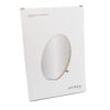 WOOD OVAL MIRROR TRUE
