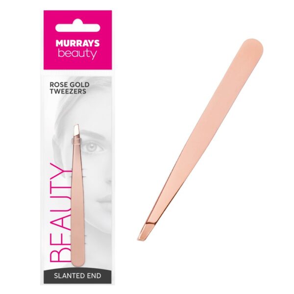 SLANTED TWEEZER ROSE GOLD FINISH