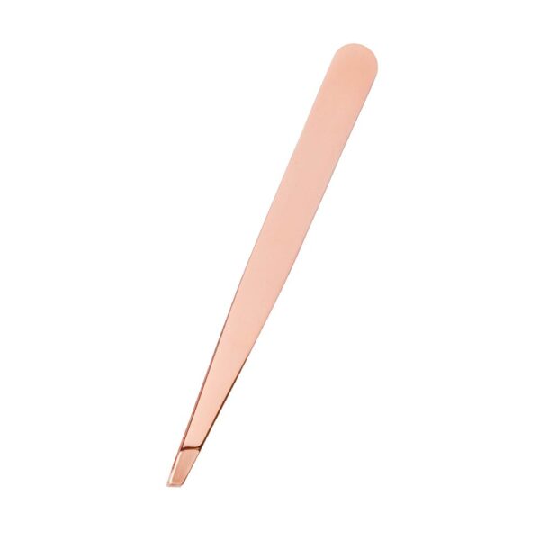 SLANTED TWEEZER ROSE GOLD FINISH