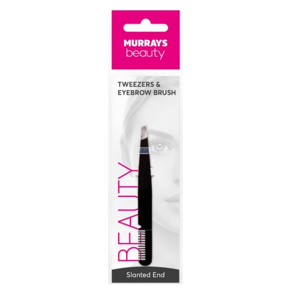 TWEEZER EYEBROW BRUSH