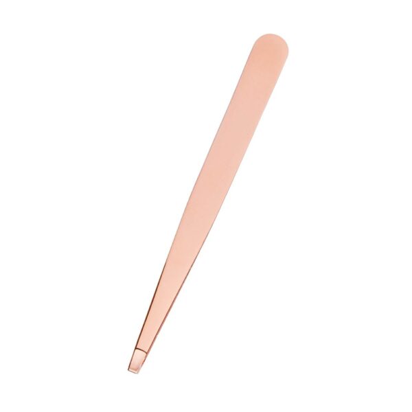 STRAIGHT TWEEZER ROSE GOLD FINISH