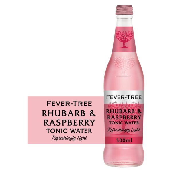 Fever-Tree Refreshingly Light Sweet Rhubarb & Raspberry Tonic 500ml