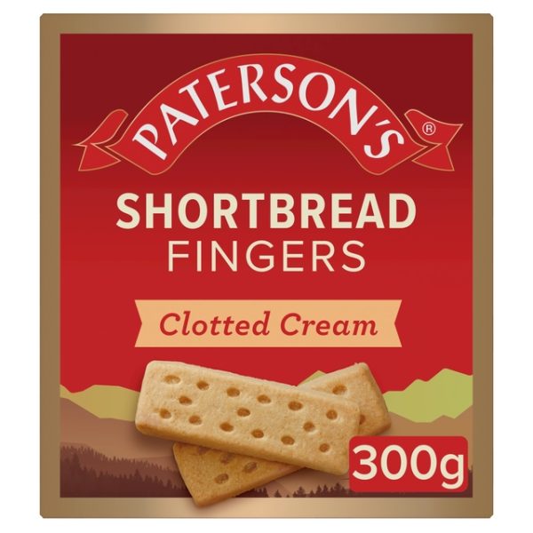 Paterson's Clotted Cream Shortbread 300g