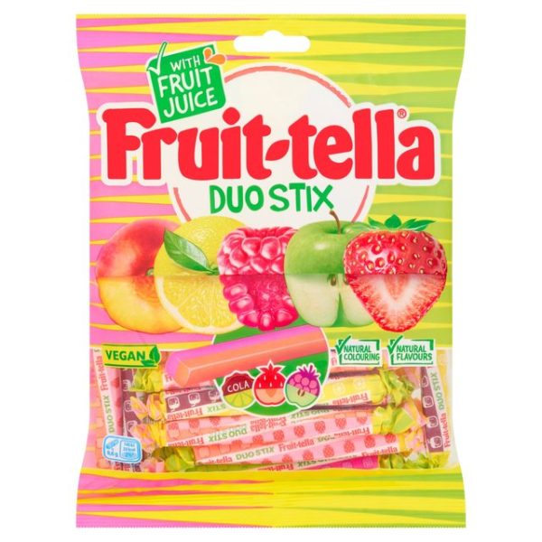 Fruittella Duo Stix Sweets Bag 160g