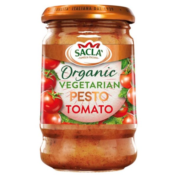 Sacla Organic Vegetarian Pesto No. 6 Tomato 190g