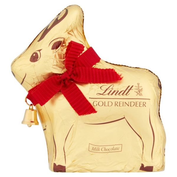 Lindt Milk Chocolate Gold Reindeer 100g