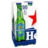 Heineken 0.0% Alcohol Free Lager Beer Bottle 4x330ml