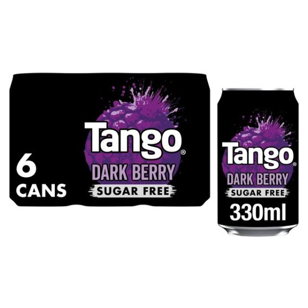 Tango Sugar Free Dark Berry 6 X 330ml