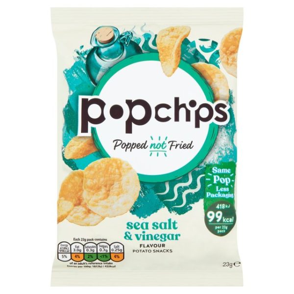 Popchips Sea Salt & Vinegar 23g