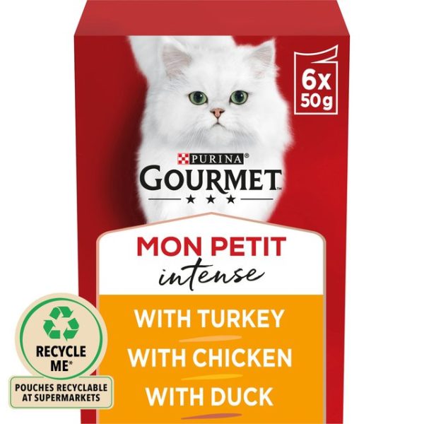 Gourmet Mon Petit Pet Food Poultry 6x50g