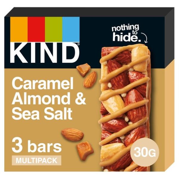 Kind Caramel Almond Sea Salt Bar 3x30g