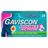 Gaviscon Double Action Heartburn Indigestion Mint Flavour Tablets 24 per pack