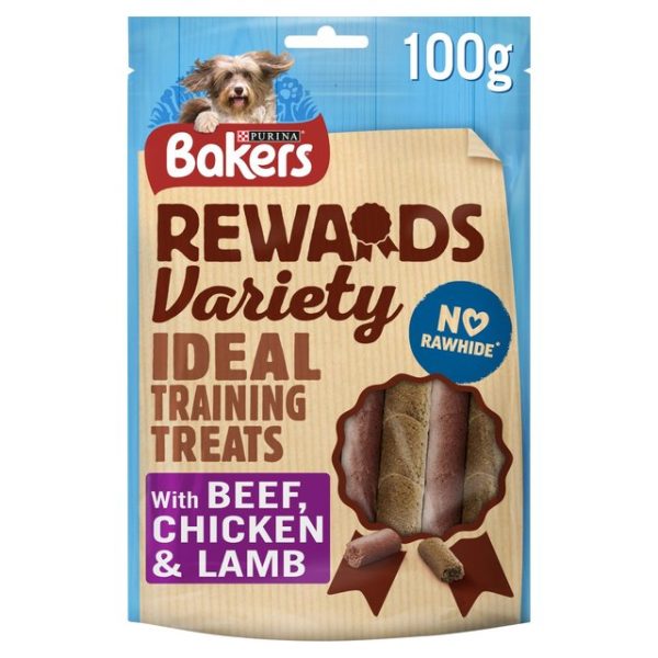 Bakers Rewards Dog Treat Mixed Variety 100g