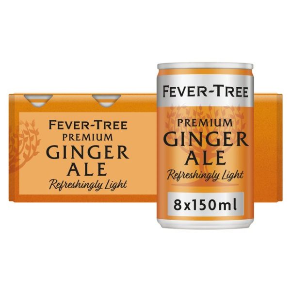 Fever - Tree Refreshingly Light Ginger Ale 8 X 150ml