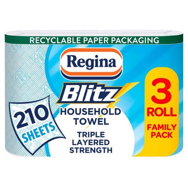 Regina Blitz Household Towel 3 per pack