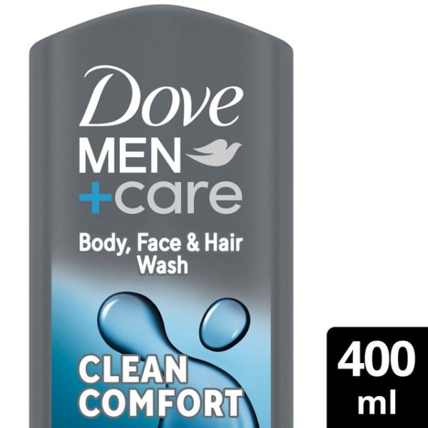 Dove Men + Care Clean Comfort Body Wash Shower Gel 400ml