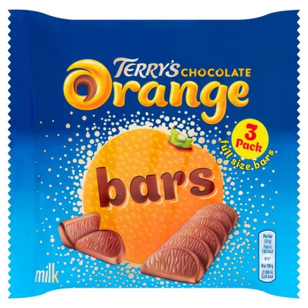 Terry's Chocolate Orange Bars 3 per pack