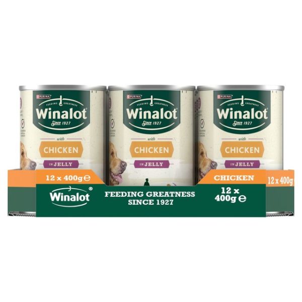 Winalot Classics Chunks In Jelly Chicken 12 x 400g