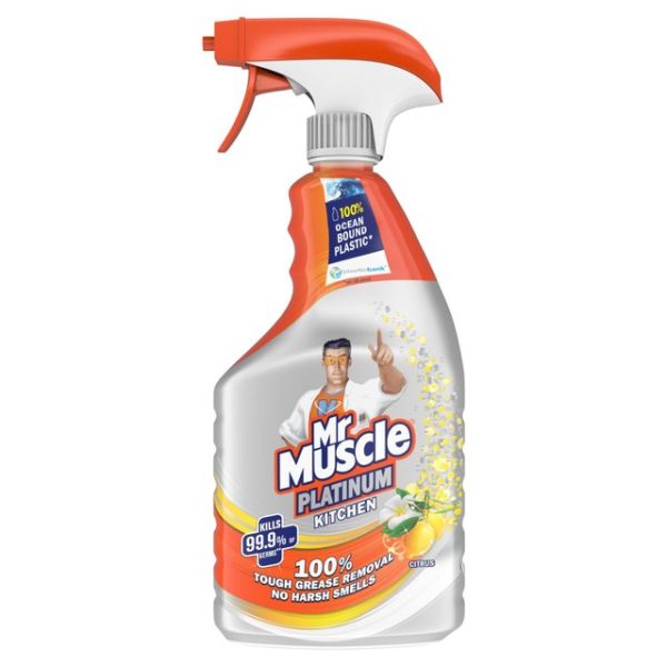 Mr Muscle Platinum Kitchen Spray Citrus 750ml