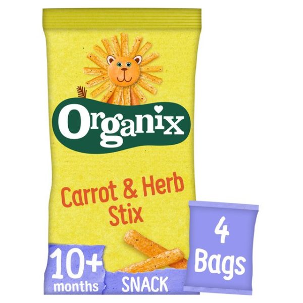 Organix Carrot Stix 4 x 15g