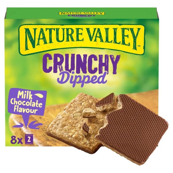 Nature Valley Crunchy Dipped Milk Chocolate 8x20g