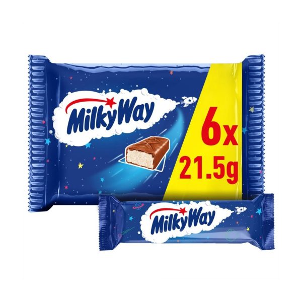 Milky Way Chocolate Bars 6X21.5G