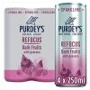 Purdeys Natural Refocus Dark Fruits With Guarana 4 X 250ml