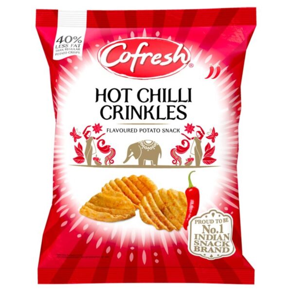 Cofresh Hot Chilli Potato Crinkles 80g