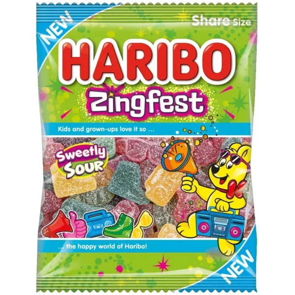 Haribo Zingfest Share Bag 150g