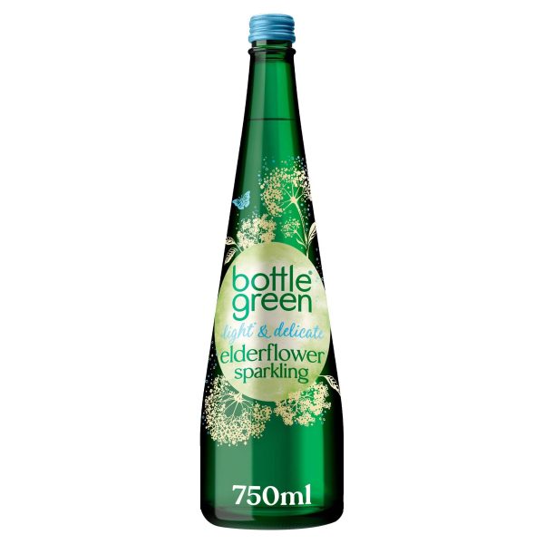 Bottle Green Light & Delicate Elderflower Sparkling Presse 750ml