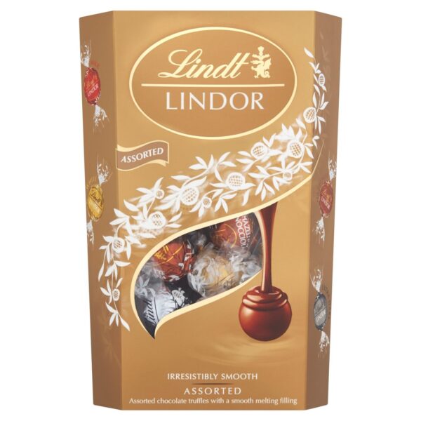 Lindt Lindor Assorted Cornet Truffles 337g