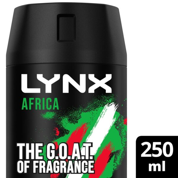 Lynx Africa Body Spray Deodorant 250ml