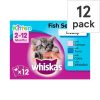 Whiskas Pouch 2-12 Months Fish Selection In Jelly 12x100g