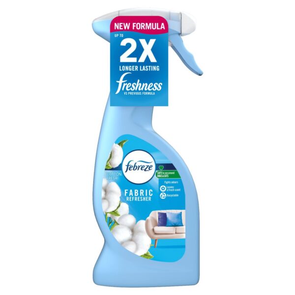 Febreze Cotton Air Freshener Fabric Refresher Spray 375ml