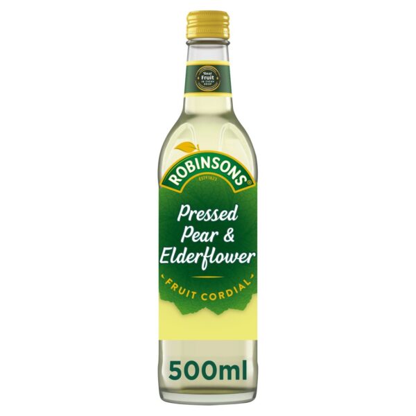 Robinsons Pressed Pear & Elderflower Fruit Cordial 500ml