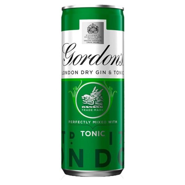 Gordons Gin & Schweppes Tonic 250ml