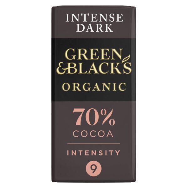 Green & Black's Dark Chocolate Dark 70% Bar 90g