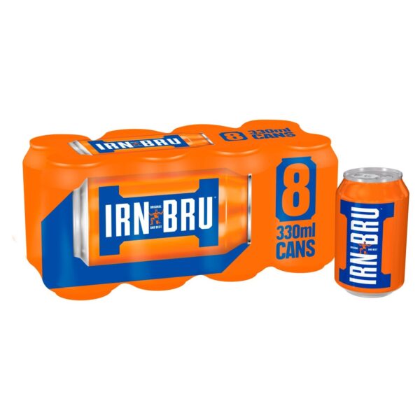 IRN-BRU Soft Drink 8 x 330ml